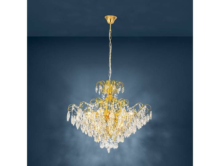 Lustre Fenoullet, laiton, Ø 74 cm - Stars of Light - Salon / séjour - Verre - Multi-ampoules