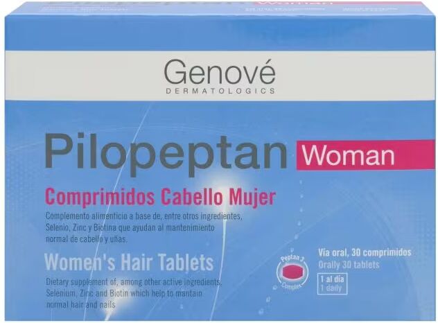 Genové Pilopeptan Woman Queda Cabelo 30 comprimidos