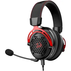Redragon Słuchawki H386 Diomedes Czarne (H386) (Kabelgebunden), Gaming Headset, Schwarz