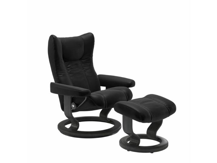 Stressless Wing Sessel Classic wahlweise mit Hocker - Leder Bati
