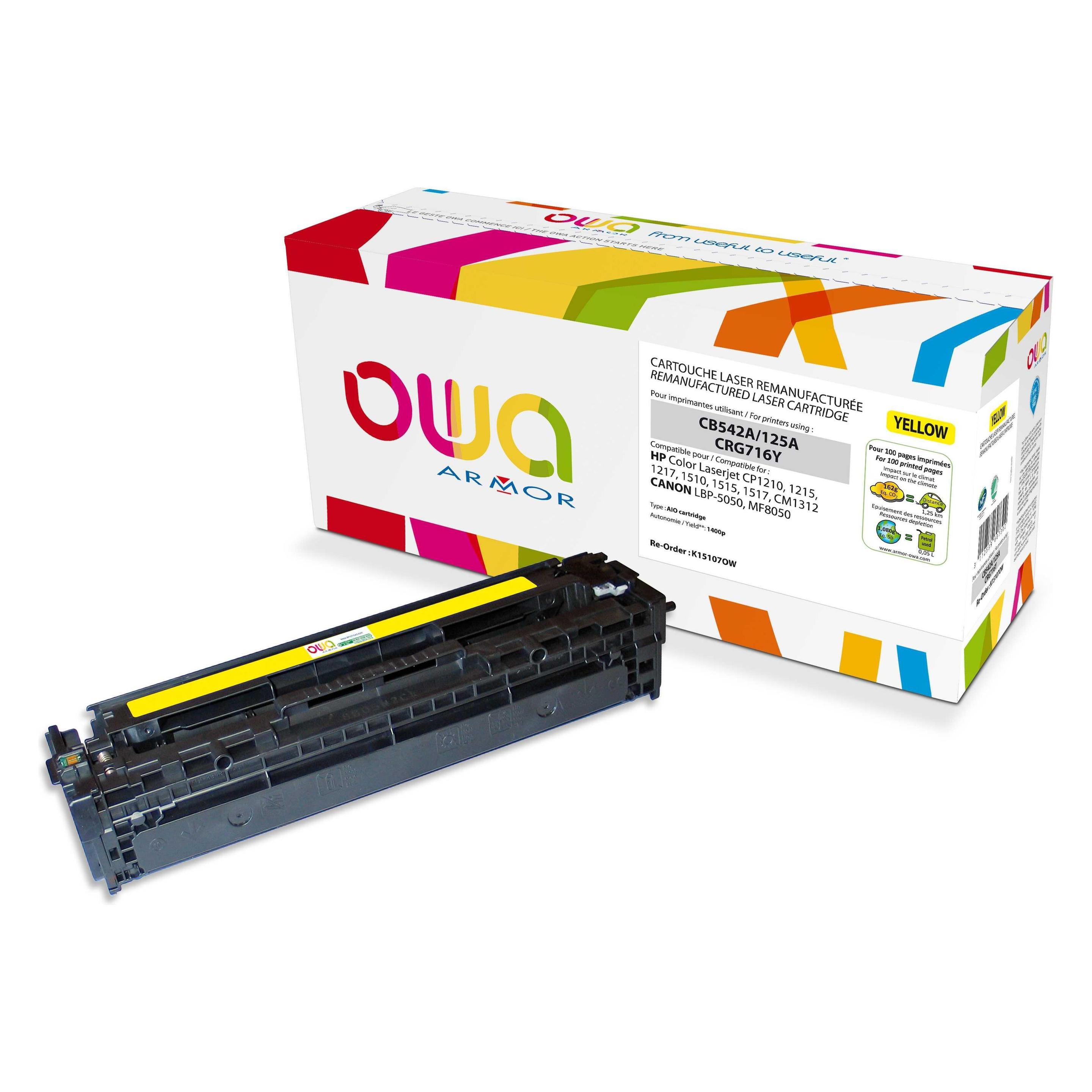 Armor OWA L254 - Gelb  - Tonerpatrone (Y) (K15107)