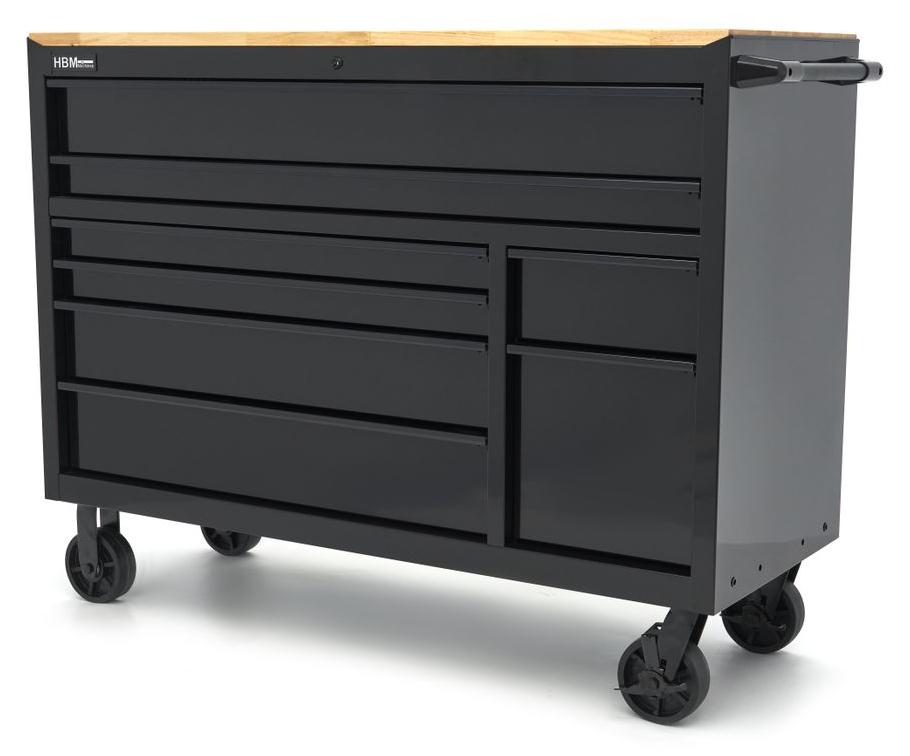 Geräte-Transportwagen, 8 Ladestationen, 142 cm, schwarz