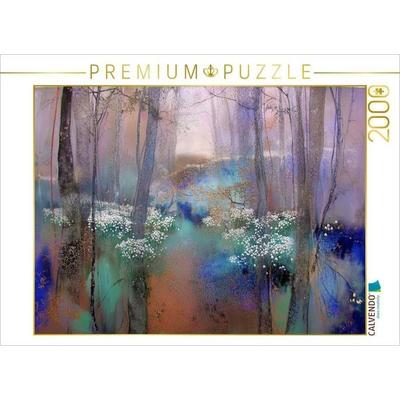 CALVENDO Puzzle Schneeglöckchen im Wald | 2000 Teile Lege-Größe 90x67cm Foto-Puzzle für glückliche Stunden, Sonstige von , Calvendo Puzzle