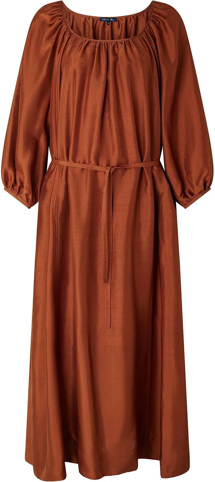 Soeur Robe Adriana Soie Marron M