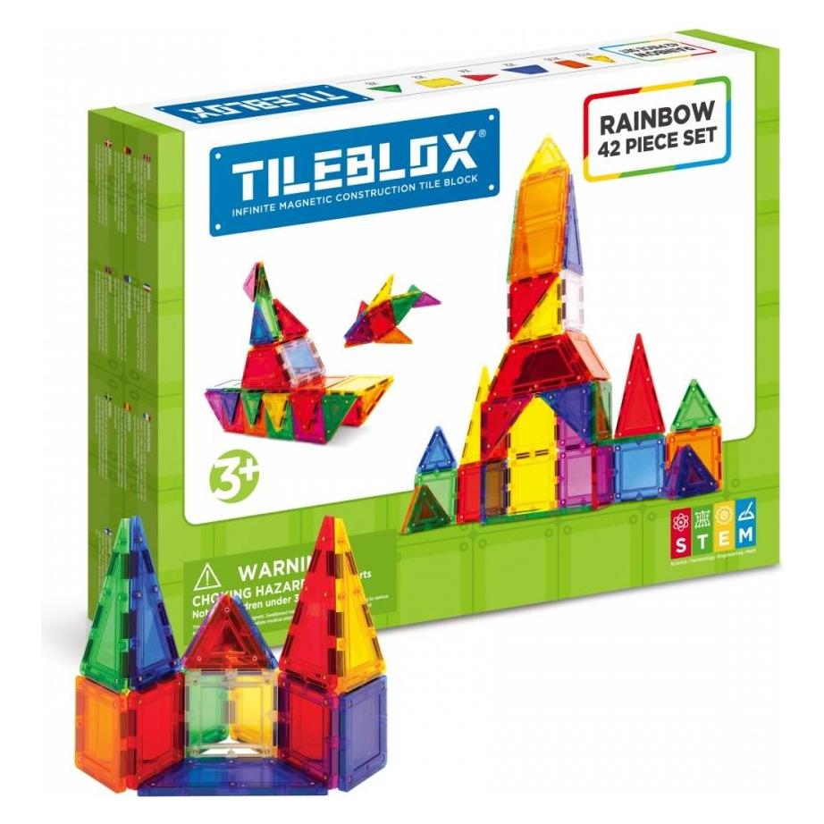 Maki Tileblox - Rainbow 42 pcs set (912-1030004) (912-1030004)