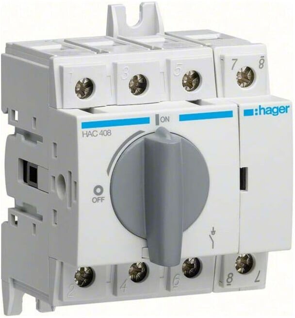 Hager Interrupteur de charge 3P 80A HAC308 (HAC308)