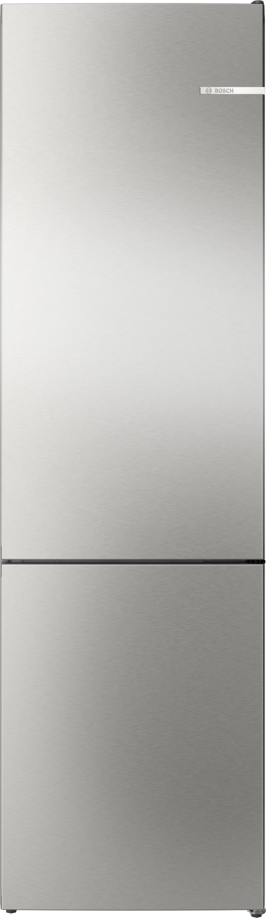 Bosch Serie 4 KGN39EIAF 260 l / 103 l Kühl-Gefrierkombi freistehend NoFrost 112 kWh Jahr (Edelstahl) jetzt zusätzlich 100¤ Cashback sichern*! & jetzt zusätzlich 3x30¤ Gutschein von Eismann sichern!*