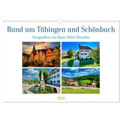 Rund um Tübingen und Schönbuch (Wandkalender 2026 DIN A3 quer), CALVENDO Monatskalender