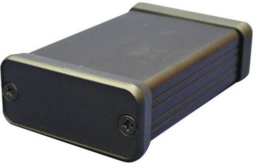 Hammond Electronics 1455L1201BK Profil-Gehäuse 120 x 103 x 30.5 Aluminium Schwarz 1St.