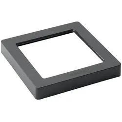 Peka Metall Abdeckrahmen Behälter Oeko Complet/Universal, Abfalleimer, Grau