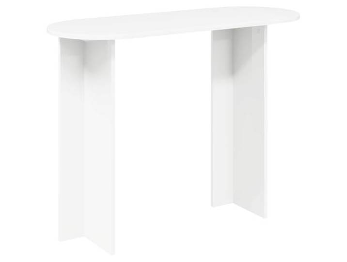 Konsolentisch, schmaler Sofatisch Weiß 100 x 39,5 x 75 cm Holzwerkstoff