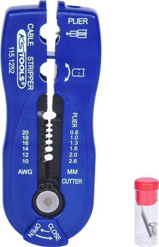 KS Tools 115.1252 Abisolierwerkzeug 0.20 bis 0.80mm²