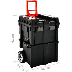 vidaXL, Werkzeugkoffer, Werkzeug-Organizer