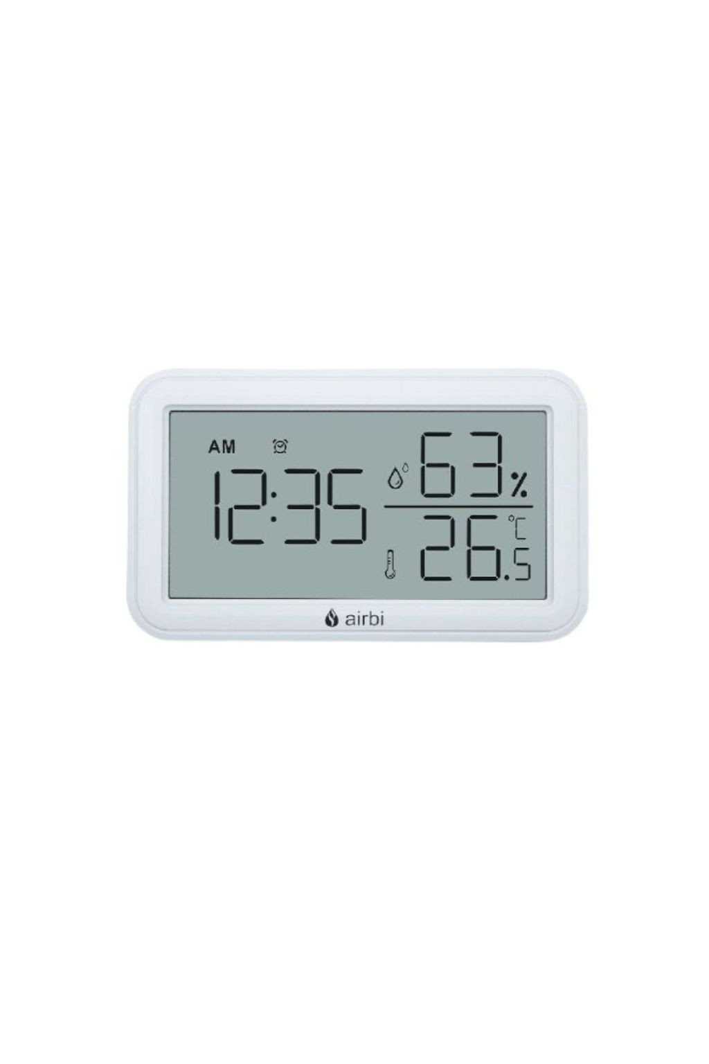 Airbi LINE witte binnenthermometer en luchtvochtigheidsmeter