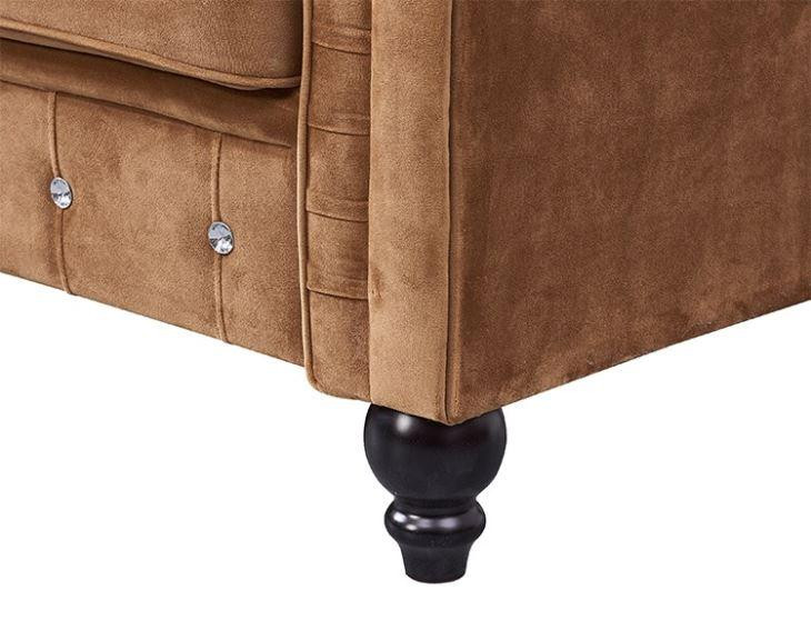 Marken Möbel Chesterfield Sofa van Textiel Stoff