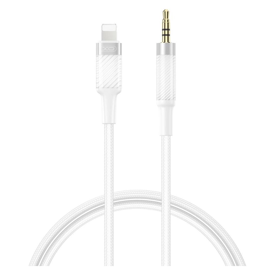 xO Kabel Audio NB-R279A Lightning - Klinke 3,5mm 1,0m weiss (1 m, AUX Kabel) (52269203)