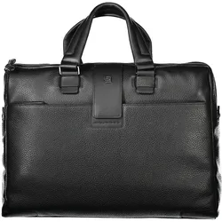 Piquadro Herren Aktentasche Schwarz, Notebooktasche, Schwarz