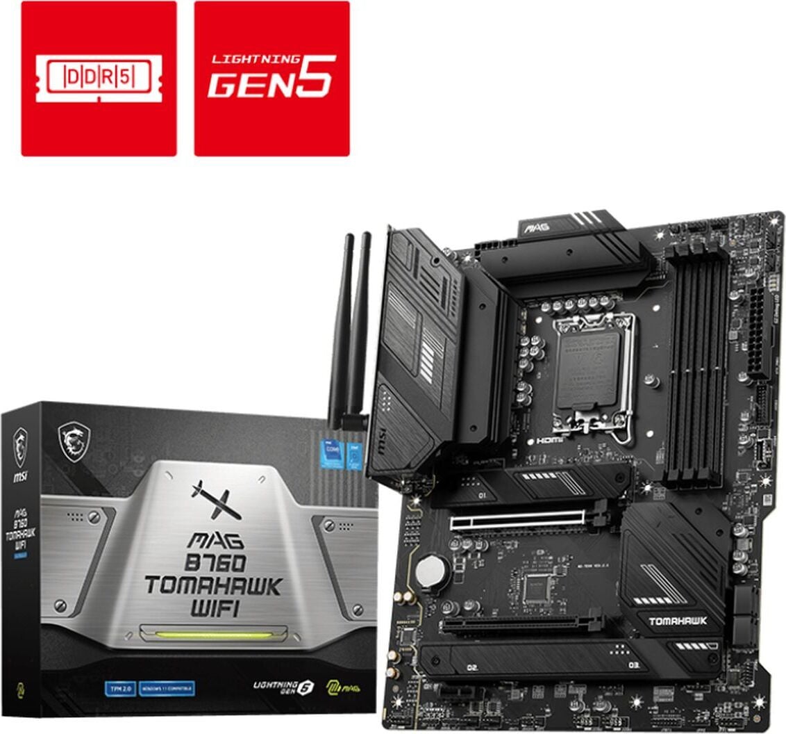 MSI MAG B760 TOMAHAWK WIFI Motherboard