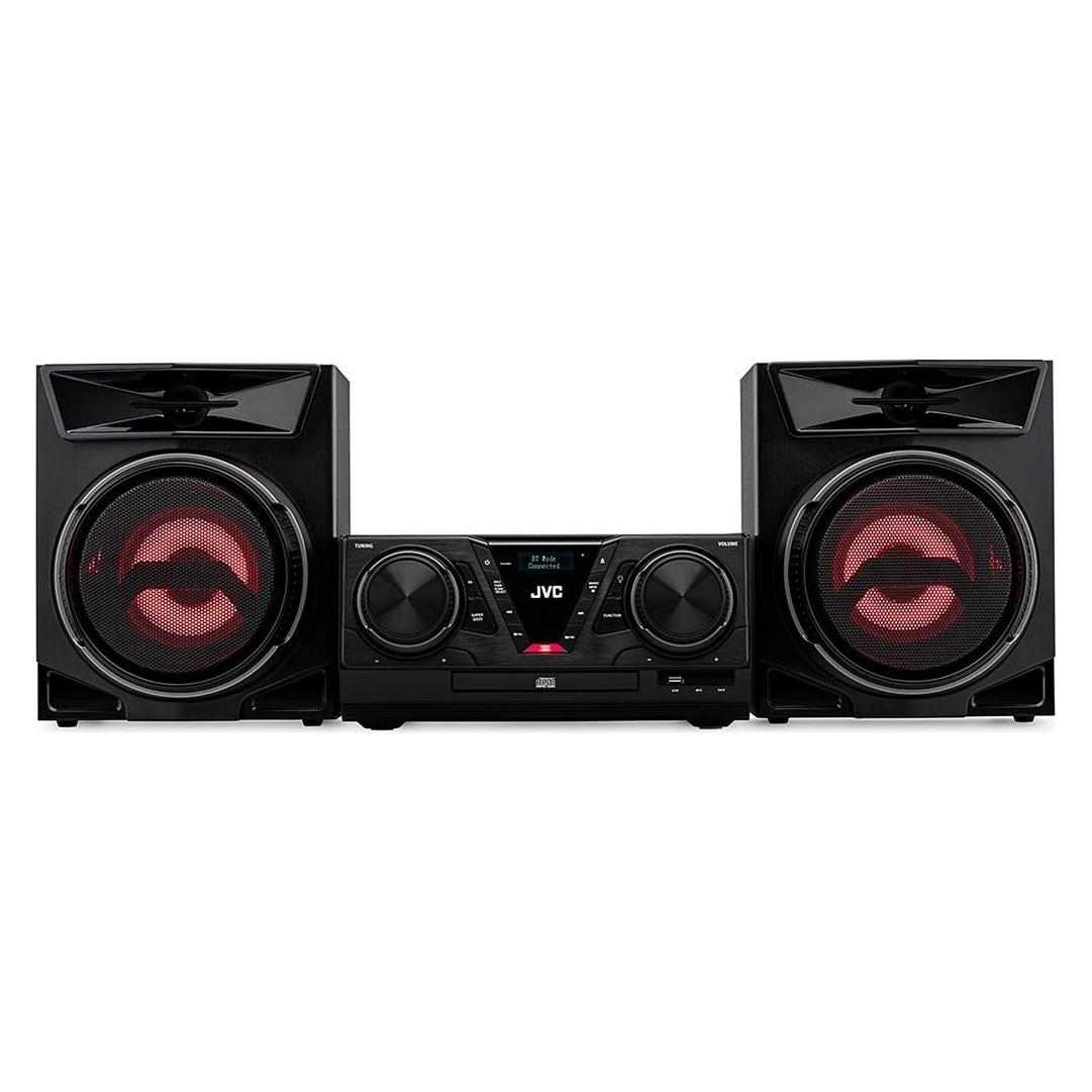 JVC Mini wieża MX-E325B-DAB czarny (Bluetooth, CD Player, 2x 50 W) (MX-E325B-DAB)