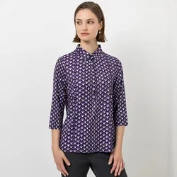 STEFFEN SCHRAUT Shirt, 3/4-Arm Kragen halbe Knopfleiste figurumspielend