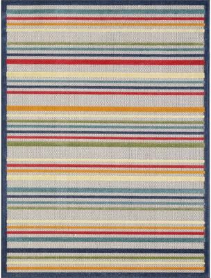 Domani Napa Summer Stripe Indoor/ Outdoor Rug