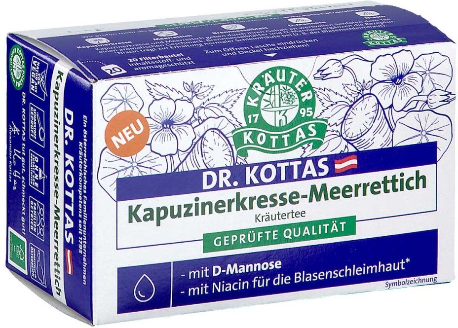 DR. KOTTAS Kapuzinerkresse-Meerrettich Tee 20stk