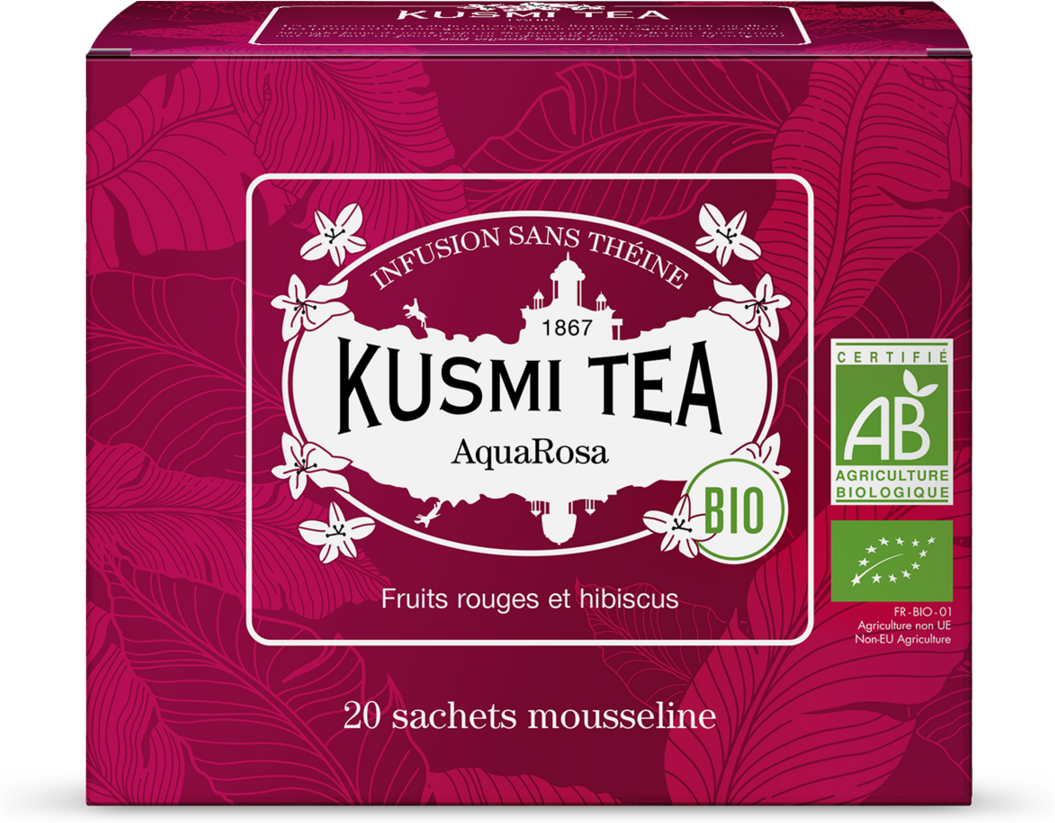 AquaRosa - Früchtetee Hibiskus, rote früchte, bio - Kusmi Tea