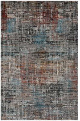 Alora Decor Cosmopolitan Modern Gray Wool/Tencel Area Rug