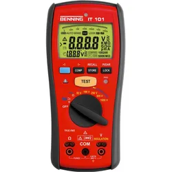 Benning, Multimeter, IT 101 Kalibriert nach Werksst (CAT IV 600V, Hand-Multimeter)