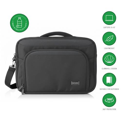 4Smarts Notebook Tasche Passend für maximal: 40,6cm (16") Schwarz
