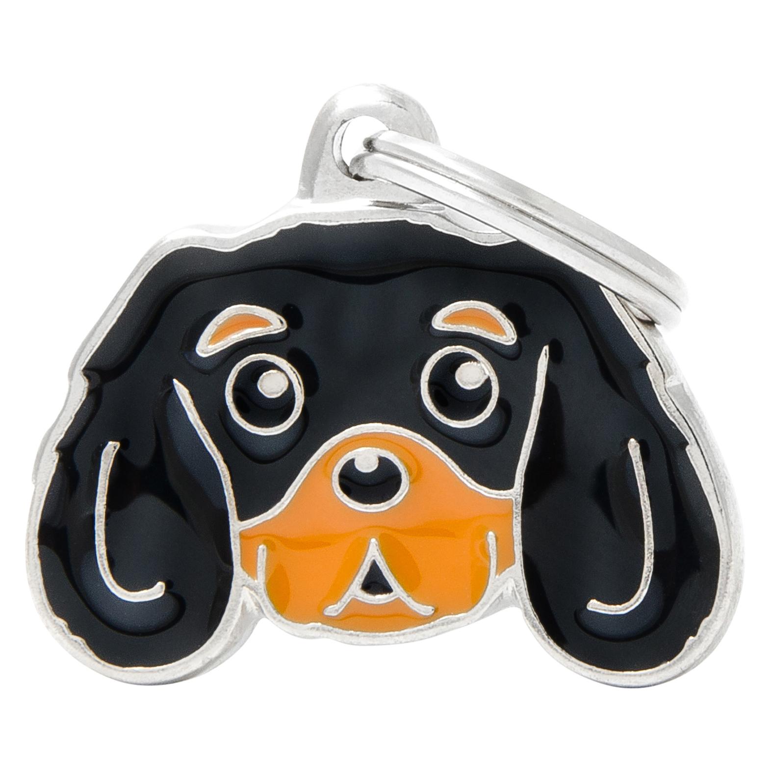 Myfamily MyFa tegn friends, Cavalier King Charles Spaniel, sort (MFR031S)