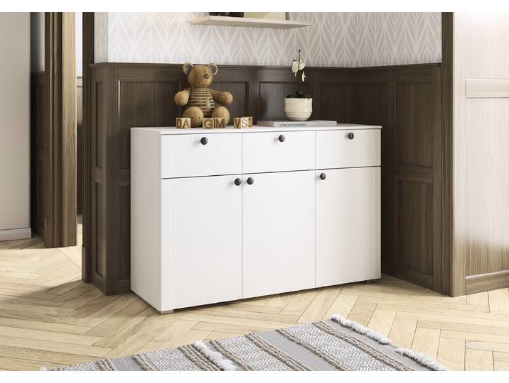 Kommode Skagen 120cm Weiß