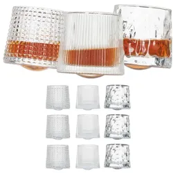 Relaxdays Whisky Gläser 12er Set Transparent