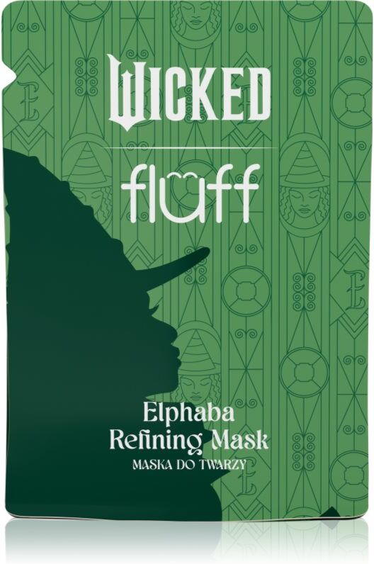 Fluff Wicked Elphaba Refining Mask Masque visage en tissu à usage unique 17 ml