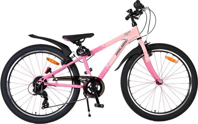 Volare Mystic Kinderfahrrad - 24 Zoll - Rosa - 7 Gänge
