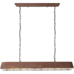 Brilliant Pendelleuchte Factory Rost Industrial Stil E27  max. 60W 115cm