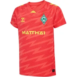 hummel SV Werder Bremen Torwarttrikot 2025/26 Kinder 3436 - hot coral 152