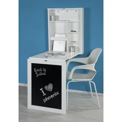 Klapptisch Country mit Schrank, Weiss