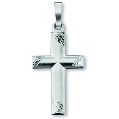 Kettenanhänger ONE ELEMENT "Kreuz Anhänger aus 925 Silber", silber, Schmuckanhänger, Damen, Silber 925 (Sterlingsilber), Kettenanhänger, Symbolische Note – harmonisch gestaltet mit Liebe zum Detail