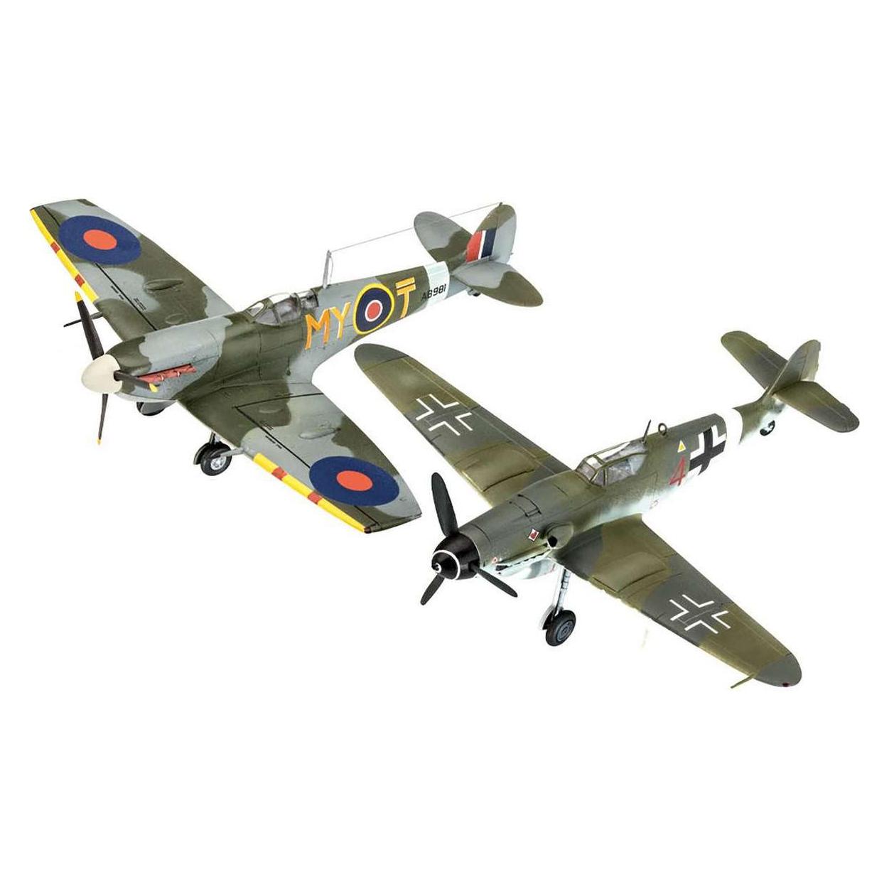 Revell Model Set Combat Set Bf109G-10 & Spitfire Mk.V (REV 63710)