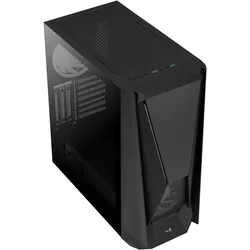 AeroCool Visor PC Acrylnitril-Butadien-Styrol (ABS) (ATX, Micro-ITX, Mini-ATX, Mini-ITX), PC Gehäuse, Schwarz