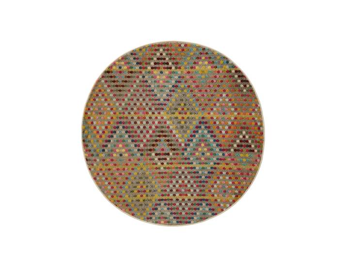 Tapis multicouleur d 120 rond