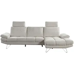 Ecksofa  Vea ¦ grau ¦ Maße (cm): B: 283 H: 89 T: 189.0