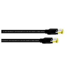 Cordial 15532 RJ45 Patchkabel CAT 5e S/UTP 0.30 m Schwarz PUR-Mantel 1 St.