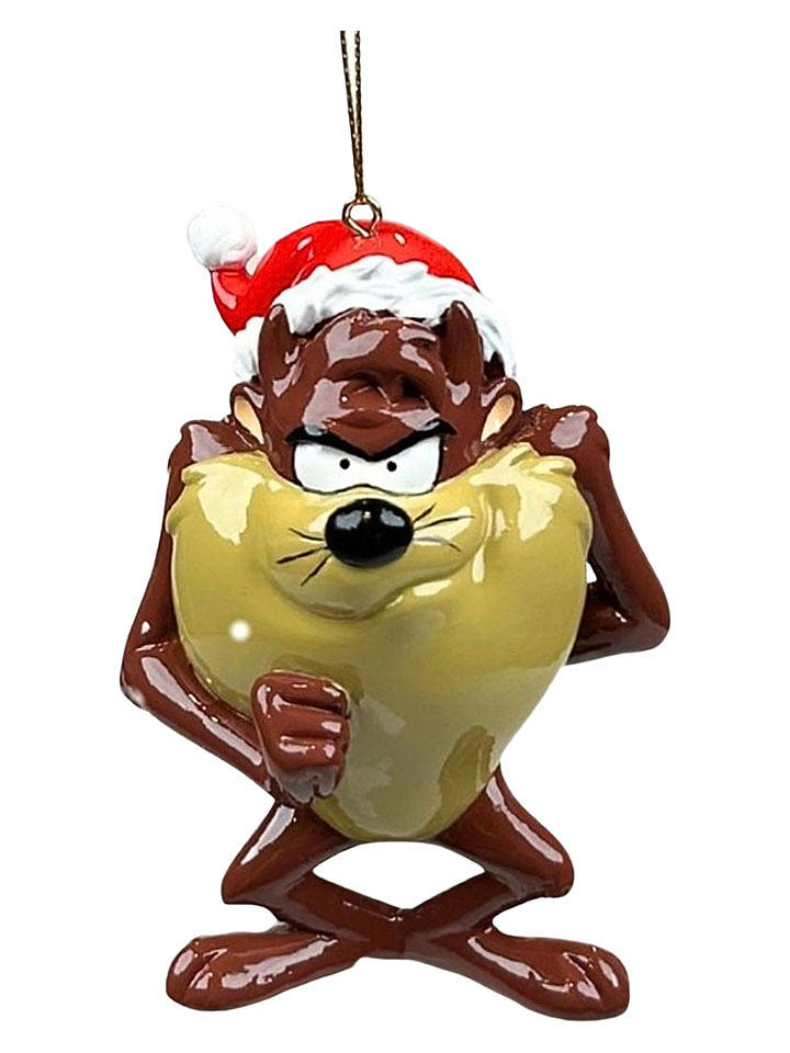 Christmas Inspirations Christbaumornament "Tasmanian Devil" in Braun/ Gold - (H)10 cm - onesize