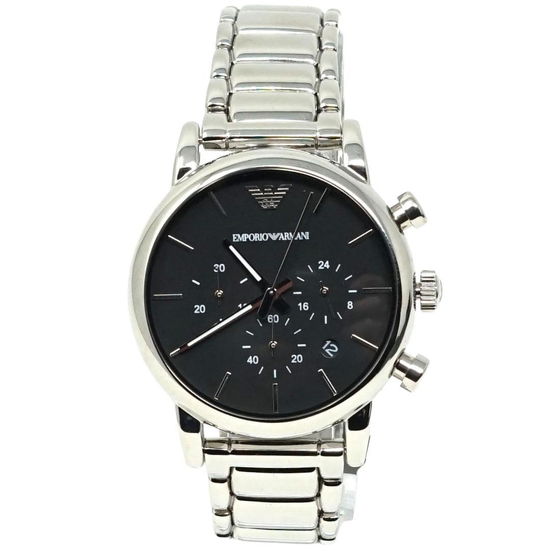 Emporio Armani AR1853 Chronograph Silber Uhr