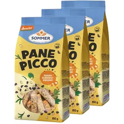 3er-Pack Sommer Pane Picco, Sesam & Schwarzkümmel