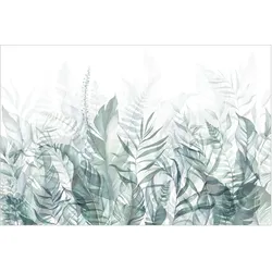 FOTOTAPETE Botanik - Tropische Blätter Grün 336/225 cm