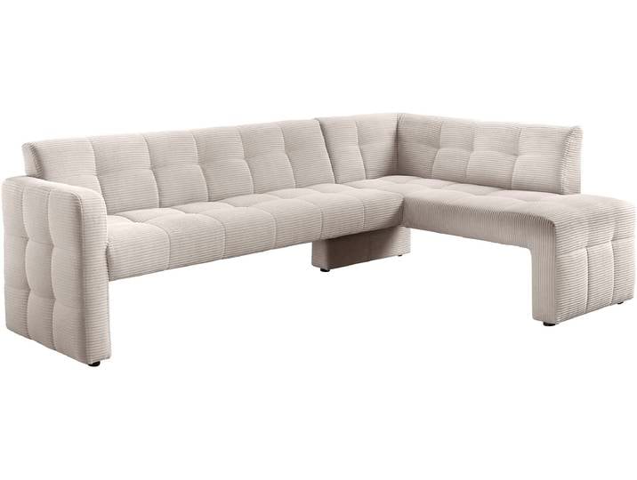 exxpo - sofa fashion Barista, bequem und elegant, hohe Bodenfreiheit, Eckbank Barista bequem und elegant, hochwertige Detailverarbeitung