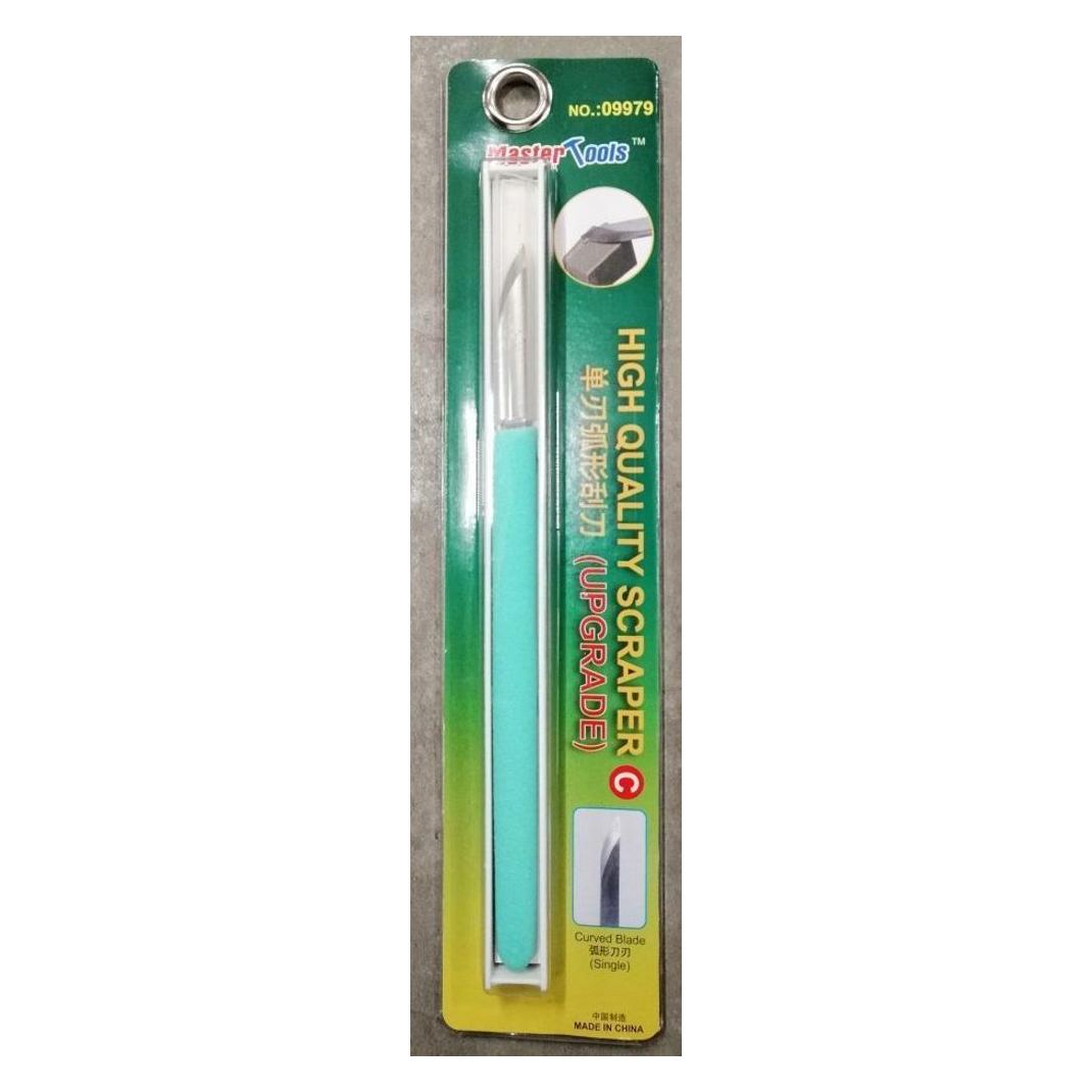 Master Tools High Quality scraper - Upgrade/Single Curved Blade (09979)